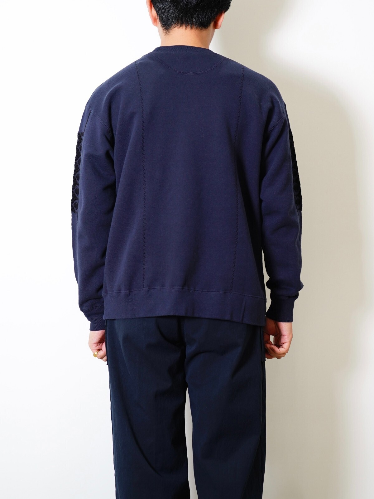 SARTO MENS EMBROIDERY CREW NECK L/S IMAGE8