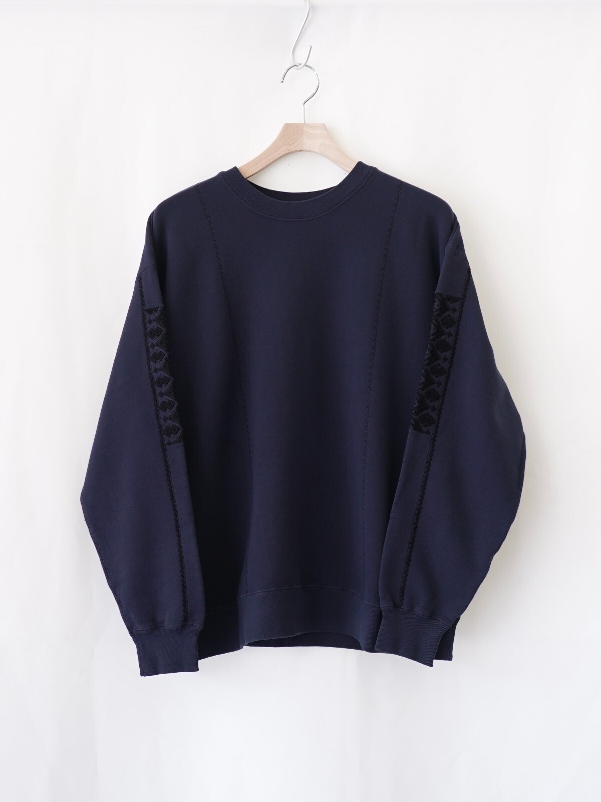 SARTO MENS EMBROIDERY CREW NECK L/S IMAGE1