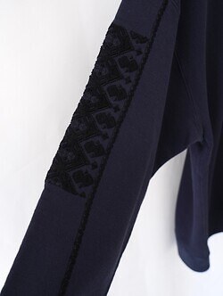 SARTO MENS EMBROIDERY CREW NECK L/S IMAGE4