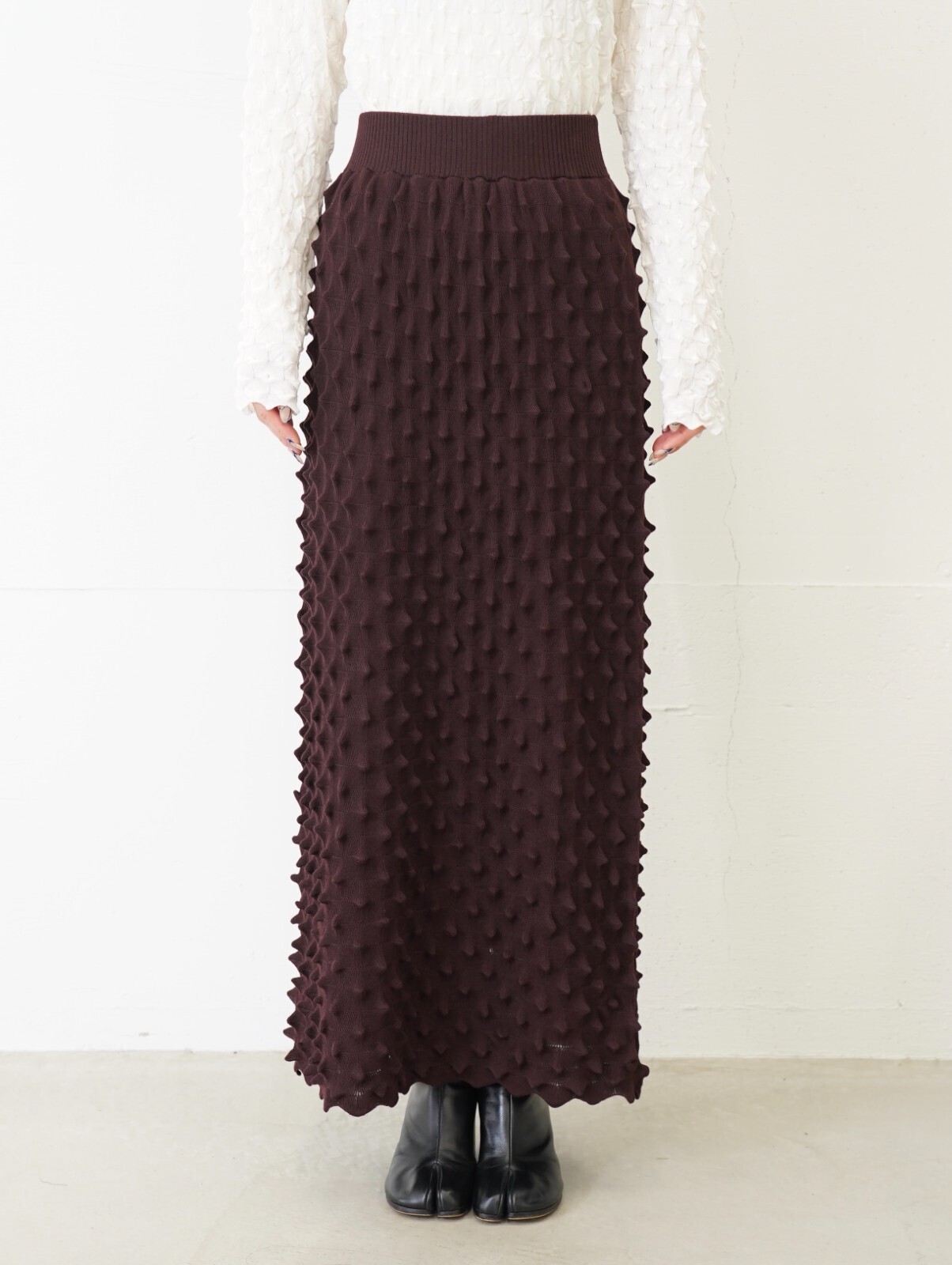 OPEN SESAME CLUB 女士 durian long skirt (26SS) 图片17