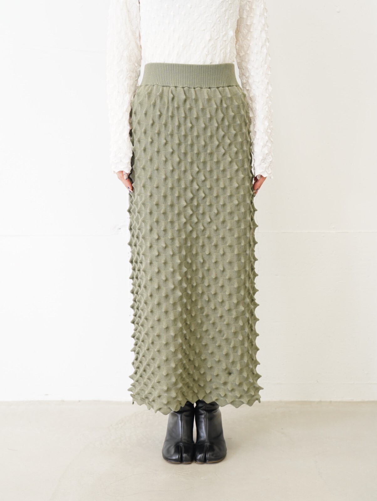 OPEN SESAME CLUB 女士 durian long skirt (26SS) 图片9