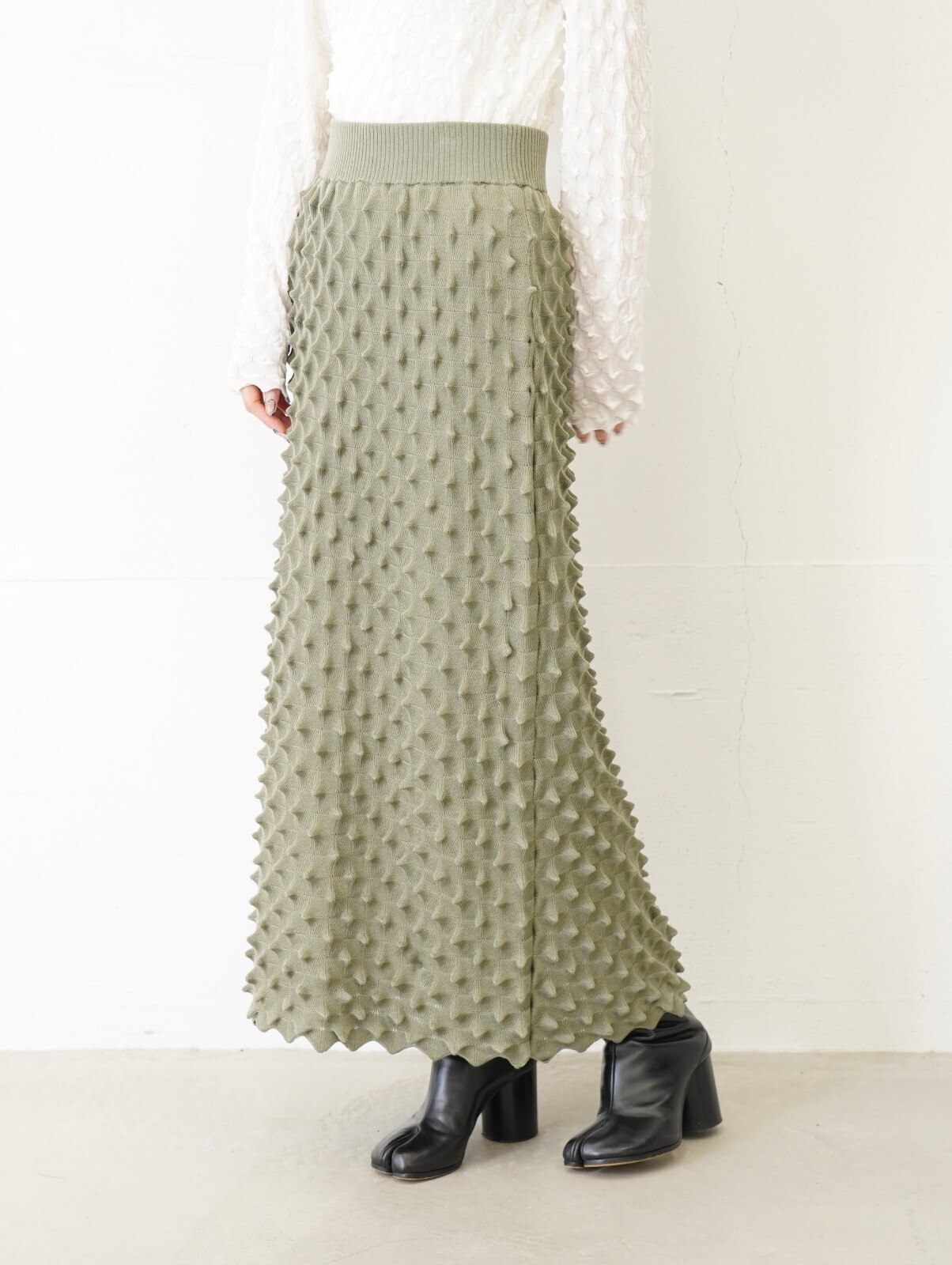 OPEN SESAME CLUB 女士 durian long skirt (26SS) 图片11