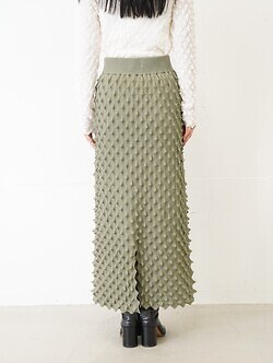 OPEN SESAME CLUB 女士 durian long skirt (26SS) 图片12