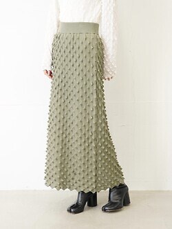 OPEN SESAME CLUB 女士 durian long skirt (26SS) 图片11