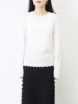 OPEN SESAME CLUB 女士 ice cotton tops (26SS) 图片8