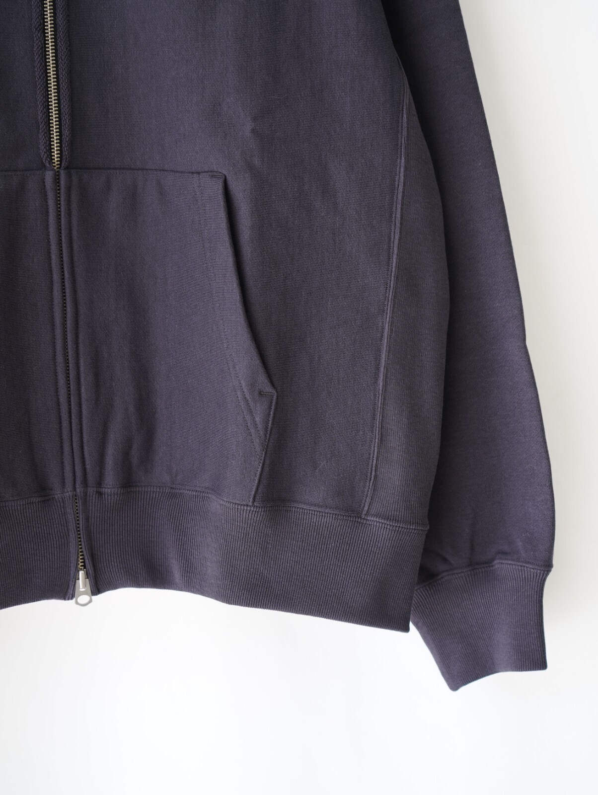 アルテリア メンズ フェイデッドシルキーテリージップアップパーカ 画像9