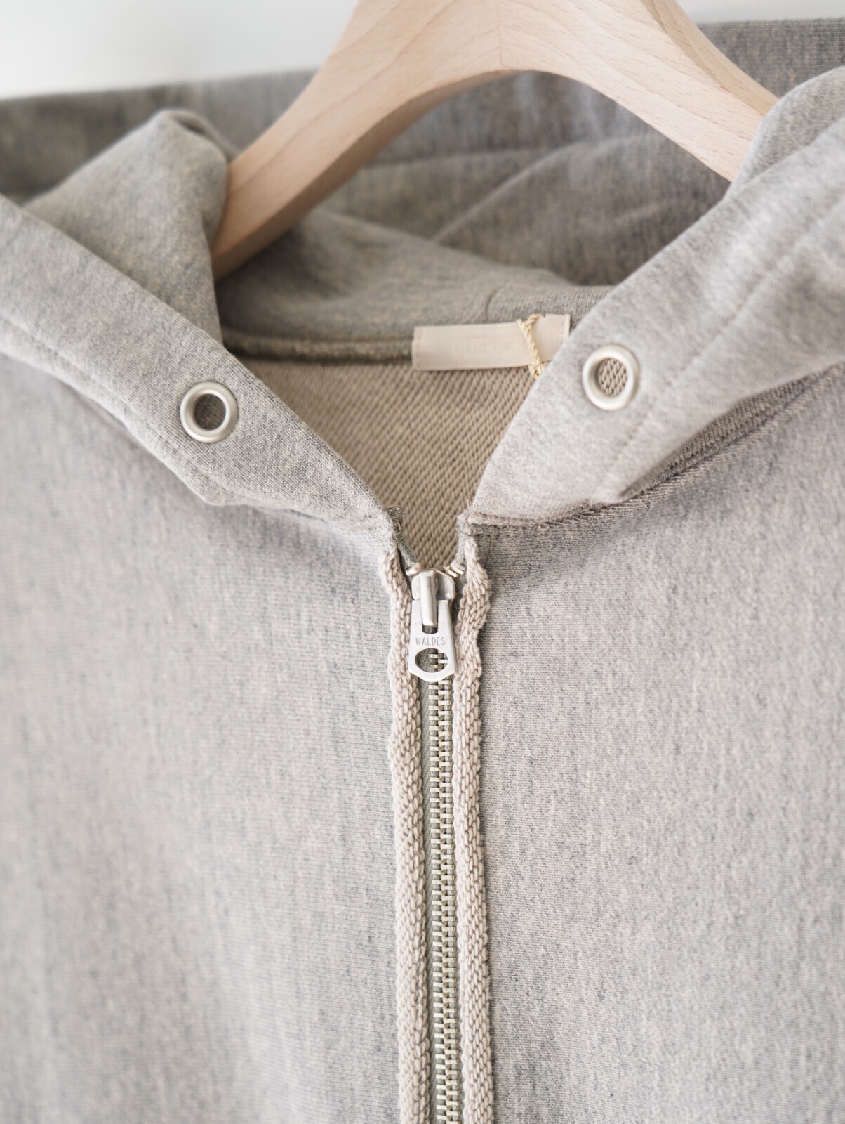 アルテリア メンズ フェイデッドシルキーテリージップアップパーカ 画像17