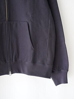 アルテリア メンズ フェイデッドシルキーテリージップアップパーカ 画像9