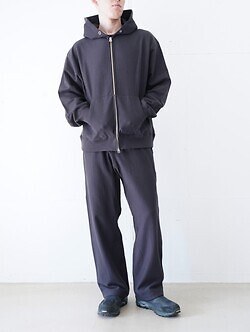 アルテリア メンズ フェイデッドシルキーテリージップアップパーカ 画像5