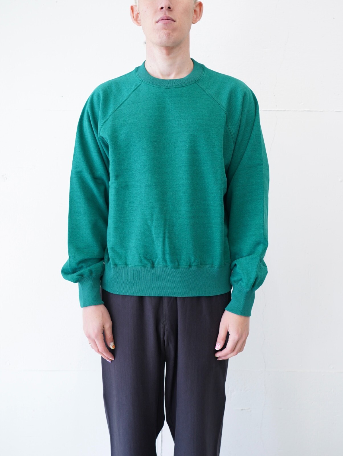 アルテリア メンズ フェイデッドシルキーテリースウェットシャツ 画像2