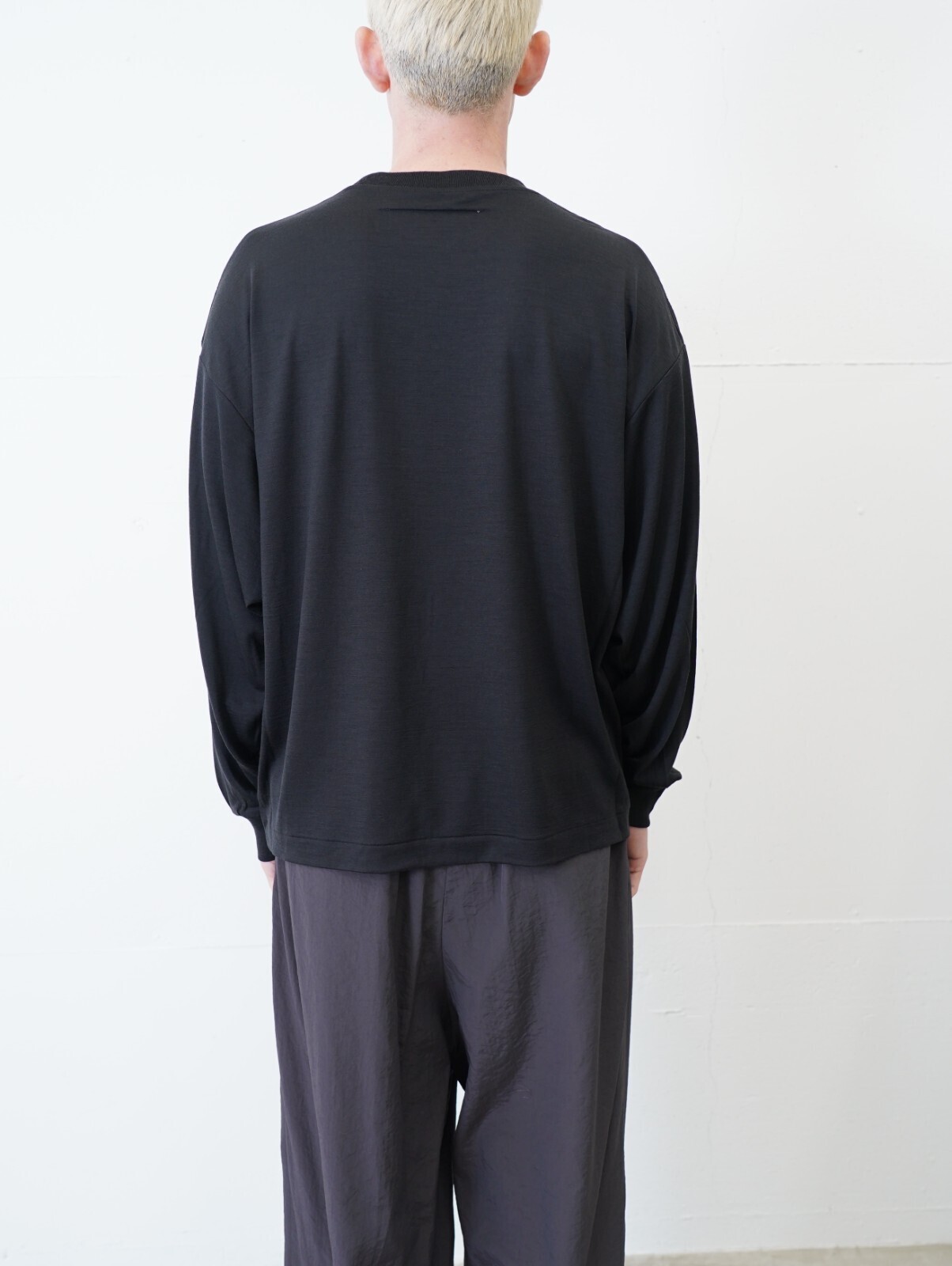 ノノット メンズ ニューテーパードオーバーサイズロングスリーブ 画像3
