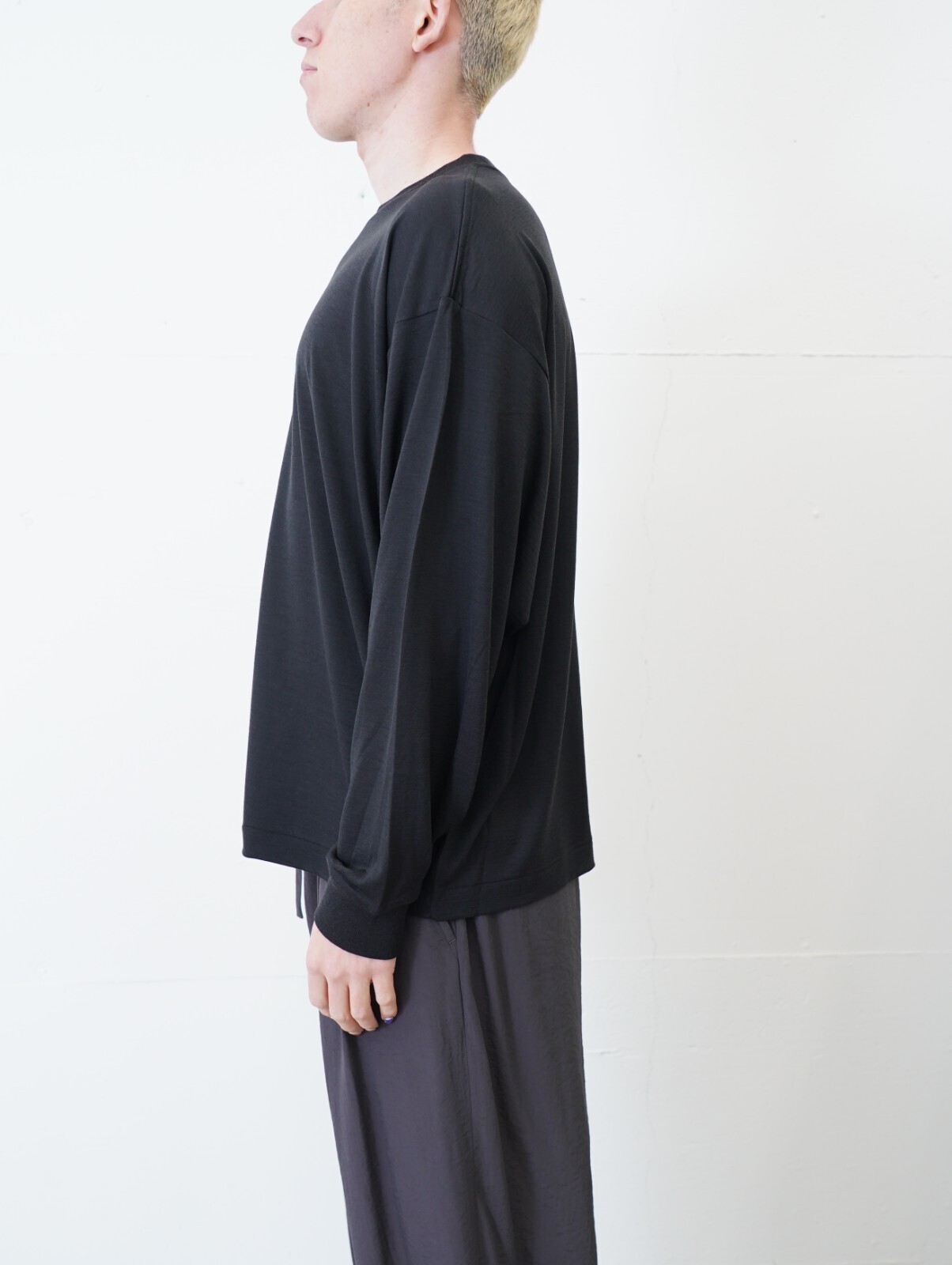 ノノット メンズ ニューテーパードオーバーサイズロングスリーブ 画像4
