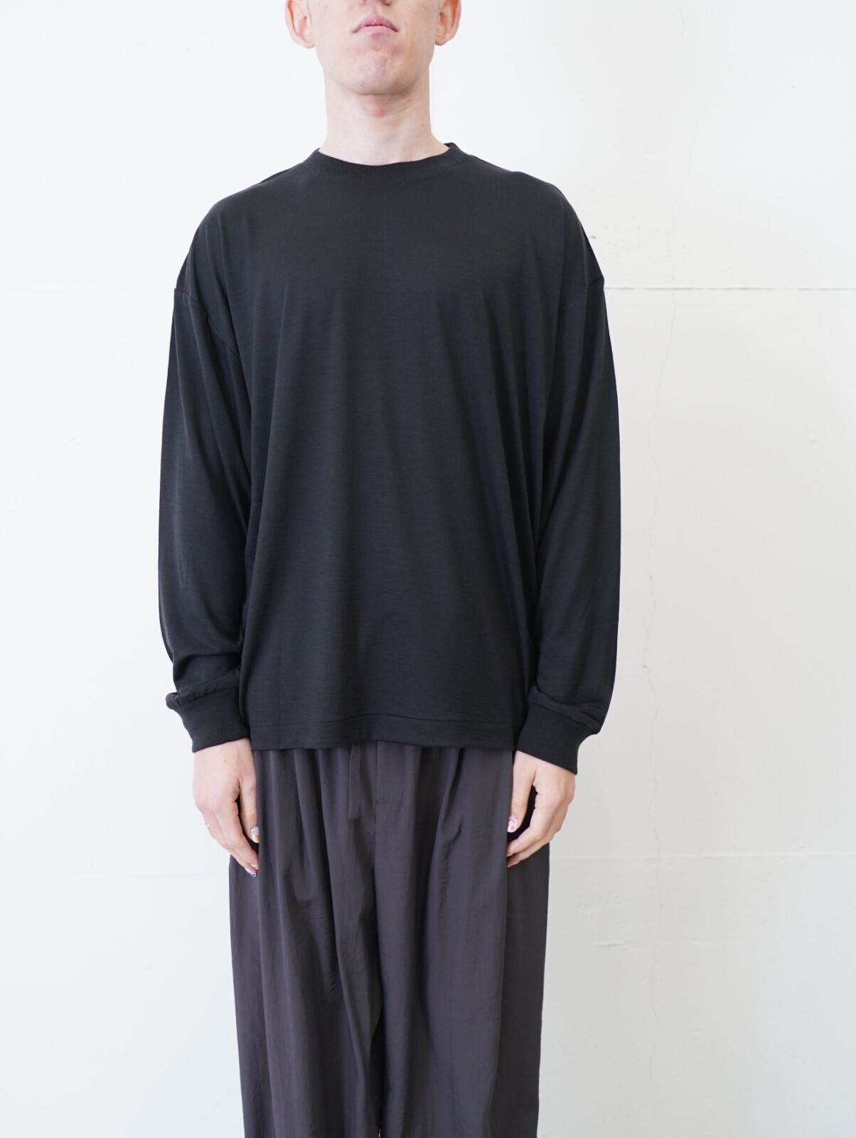 ノノット メンズ ニューテーパードオーバーサイズロングスリーブ 画像2