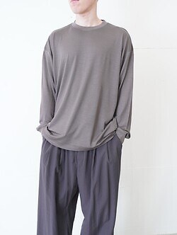 ノノット メンズ ニューテーパードオーバーサイズロングスリーブ 画像9