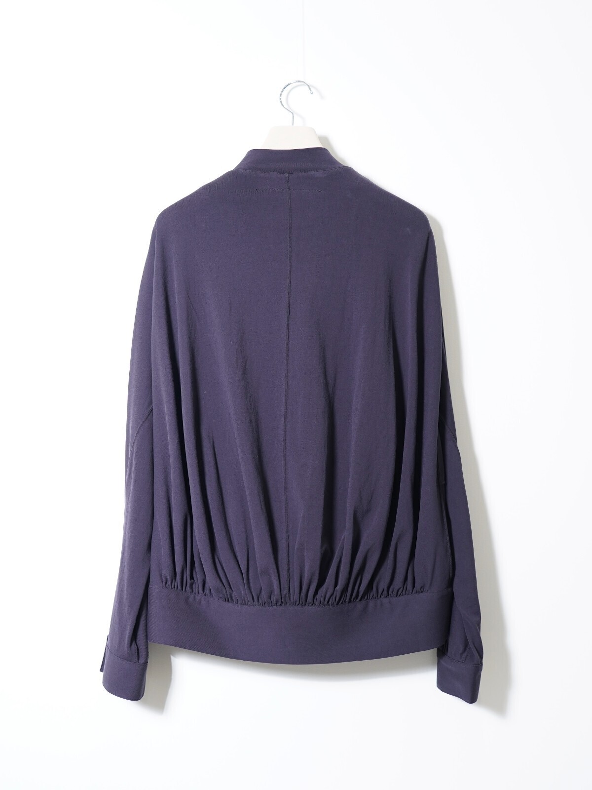 ノノット メンズ ドレーピングバイアススリーブジップアップブルゾン 画像2