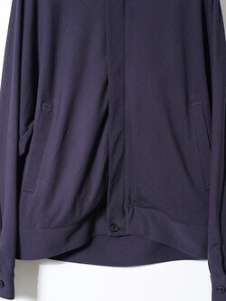 ノノット メンズ ドレーピングバイアススリーブジップアップブルゾン 画像3