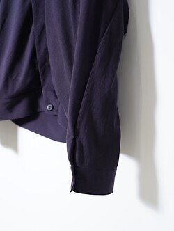 ノノット メンズ ドレーピングバイアススリーブジップアップブルゾン 画像4