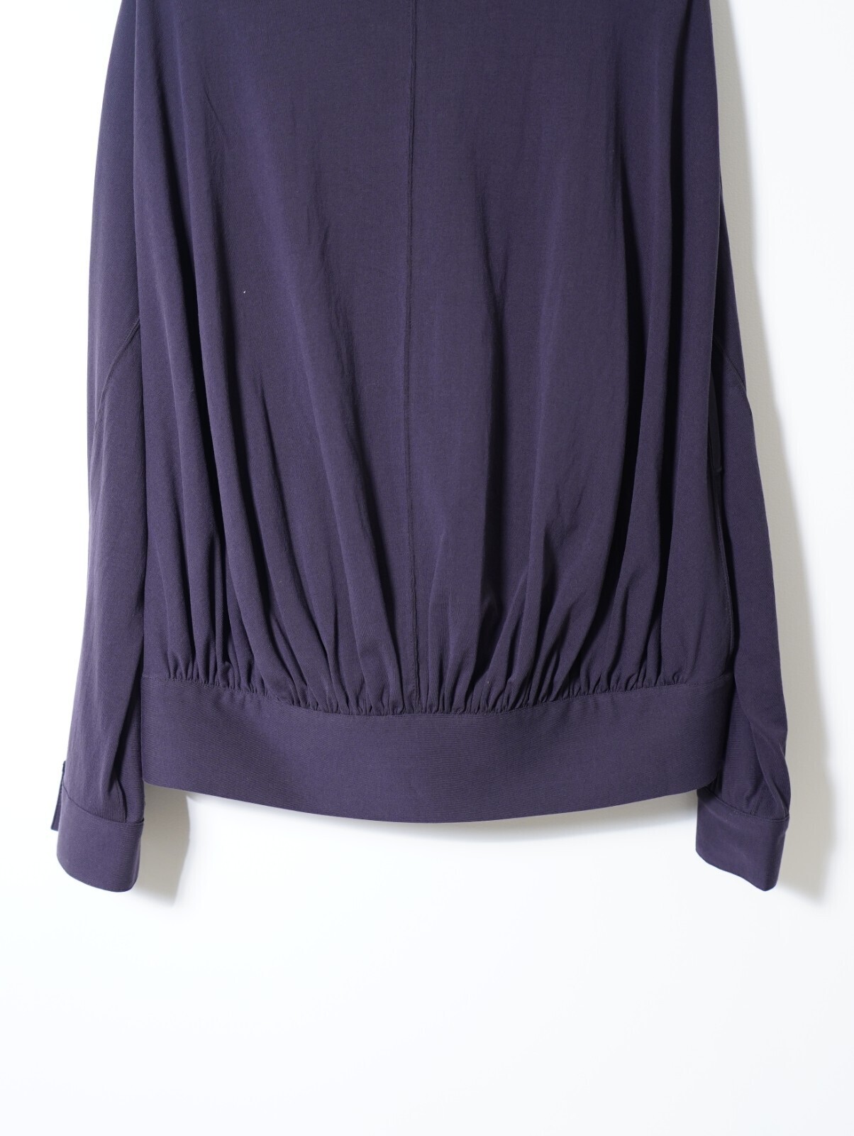 ノノット メンズ ドレーピングバイアススリーブジップアップブルゾン 画像5