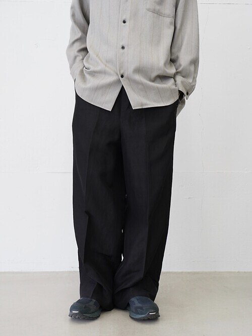 ドローコードワイドストレートトラウザーズ｜ノノット メンズ