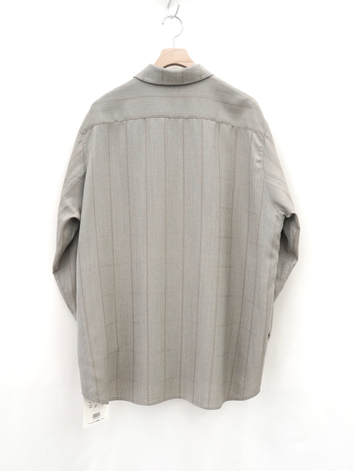 ノノット メンズ ミニマムショールカラーオーバーサイズシャツ 画像8