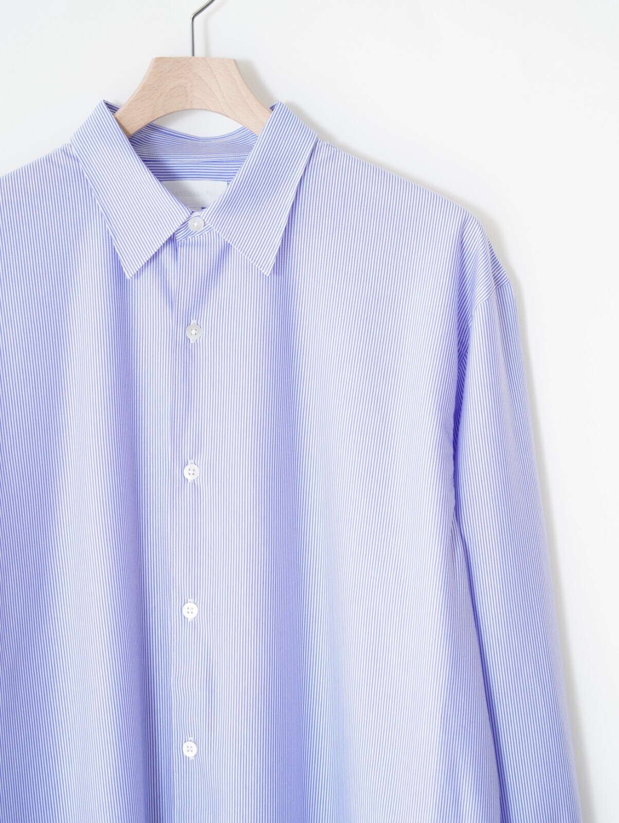 KANEMASA PHIL. WOMENS & MENS 46G Stripe Modest Shirt IMAGE3