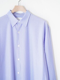 KANEMASA PHIL. WOMENS & MENS 46G Stripe Modest Shirt IMAGE3