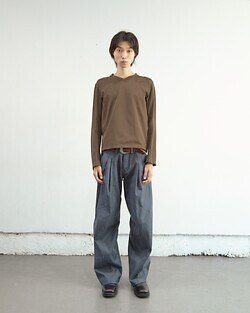 ネヴァーフォーゲット メンズ 2タックツイストトラウザーズ 画像4