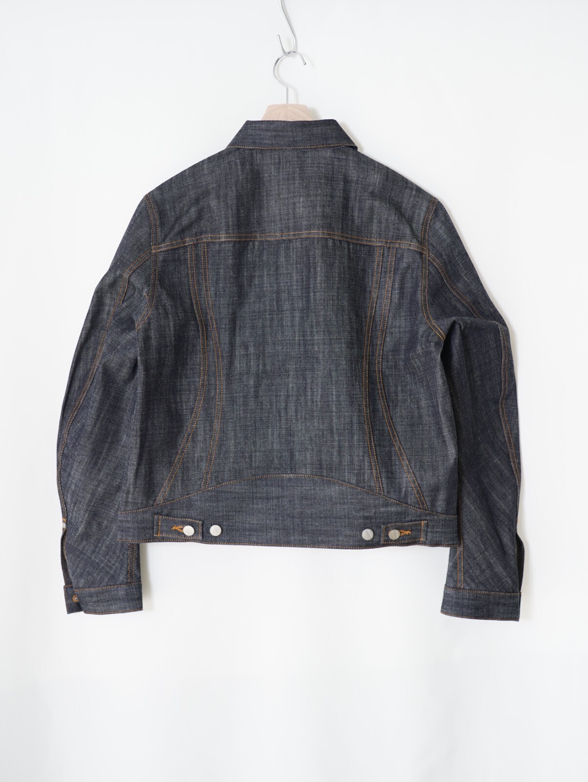 ネヴァーフォーゲット メンズ デニムトラッカージャケット 画像5