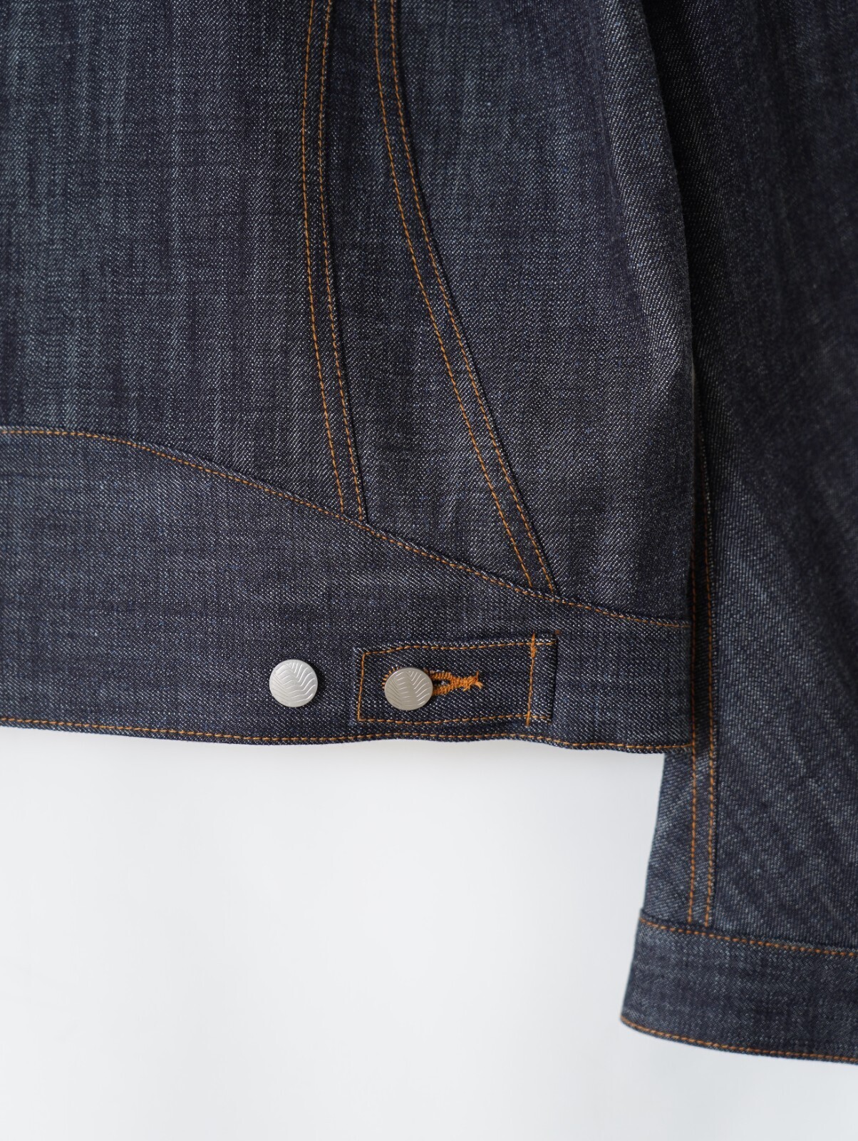 ネヴァーフォーゲット メンズ デニムトラッカージャケット 画像8