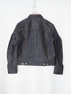 ネヴァーフォーゲット メンズ デニムトラッカージャケット 画像5