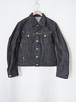 ネヴァーフォーゲット メンズ デニムトラッカージャケット 画像4