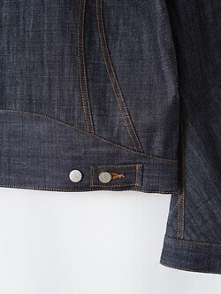 ネヴァーフォーゲット メンズ デニムトラッカージャケット 画像8