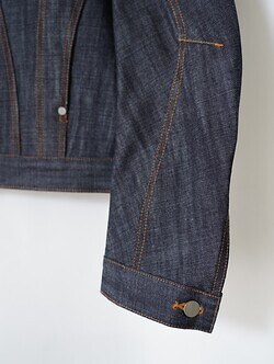 ネヴァーフォーゲット メンズ デニムトラッカージャケット 画像6