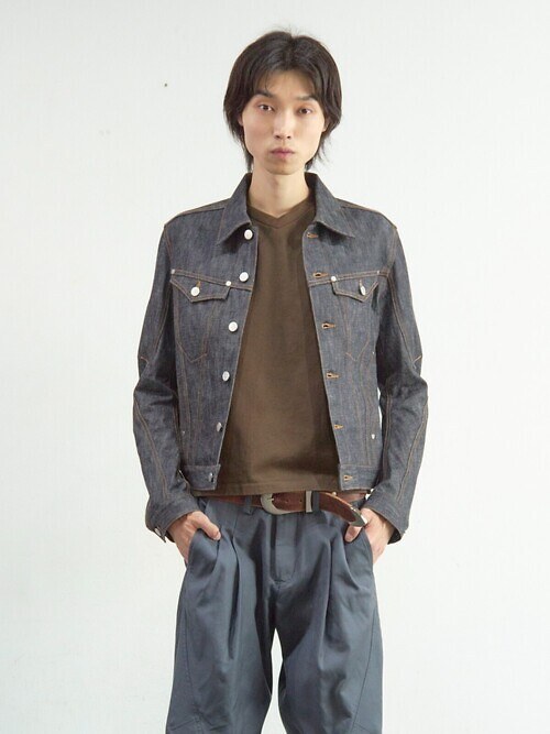 デニムトラッカージャケット｜ネヴァーフォーゲット メンズ