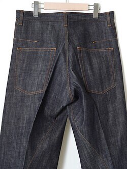 ネヴァーフォーゲット メンズ 3Dツイストワイドレッグジーンズ 画像8