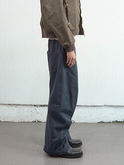 NVRFRGT MENS CURVED LEG LOUNGE PANTS IMAGE2