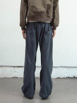 NVRFRGT MENS CURVED LEG LOUNGE PANTS IMAGE3