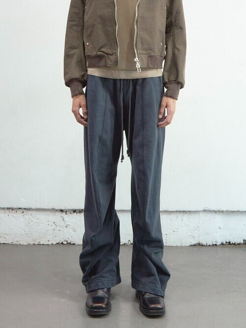 カーブドレッグラウンジパンツ｜ネヴァーフォーゲット メンズ