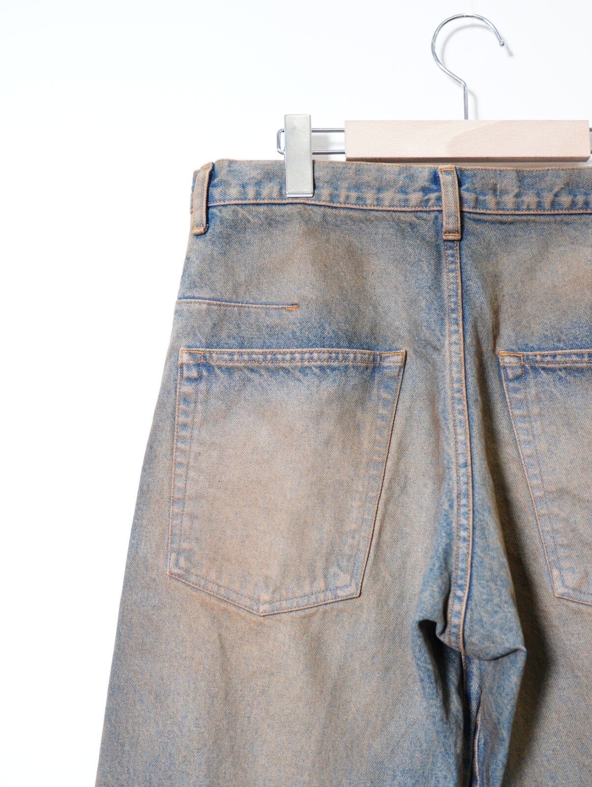 NVRFRGT 남성 3D TWISTED WIDE LEG JEANS 이미지10