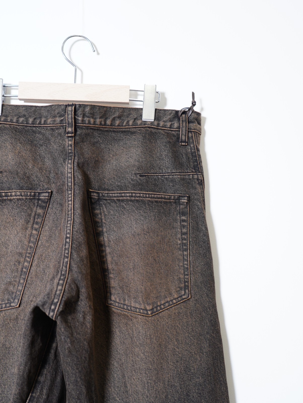 NVRFRGT 남성 3D TWISTED WIDE LEG JEANS 이미지22