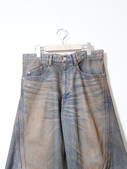 NVRFRGT 남성 3D TWISTED WIDE LEG JEANS 이미지4