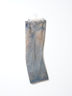 NVRFRGT 남성 3D TWISTED WIDE LEG JEANS 이미지1