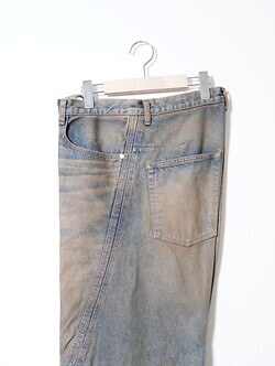 NVRFRGT 남성 3D TWISTED WIDE LEG JEANS 이미지8