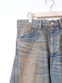 NVRFRGT 남성 3D TWISTED WIDE LEG JEANS 이미지5