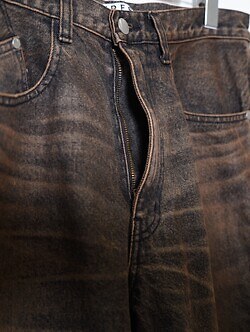 NVRFRGT 남성 3D TWISTED WIDE LEG JEANS 이미지19