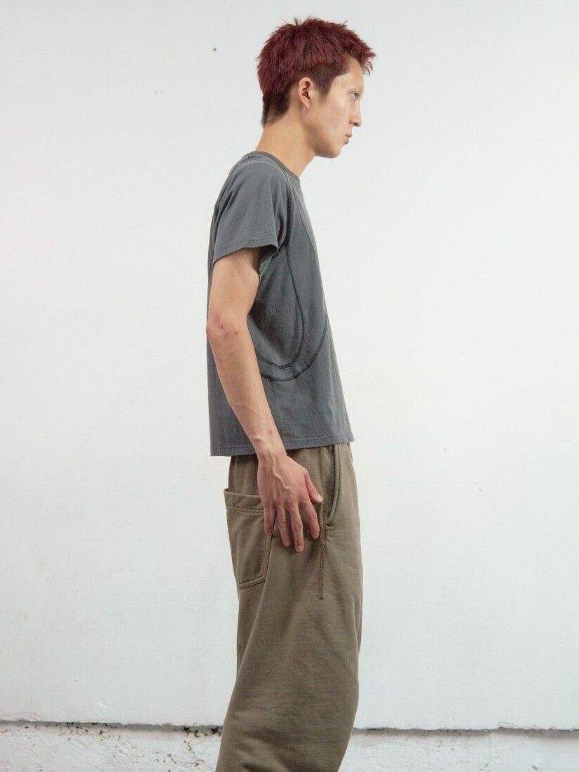 NVRFRGT MENS PANELLED HALF SLEEVE T-SHIRT IMAGE7