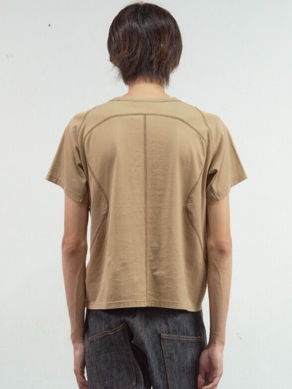 NVRFRGT MENS PANELLED HALF SLEEVE T-SHIRT IMAGE3