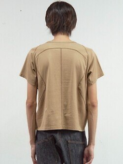 NVRFRGT MENS PANELLED HALF SLEEVE T-SHIRT IMAGE3