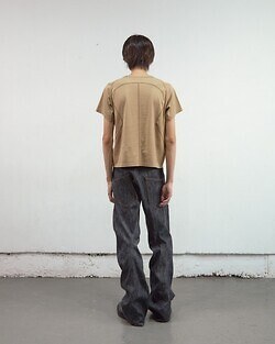 NVRFRGT MENS PANELLED HALF SLEEVE T-SHIRT IMAGE3