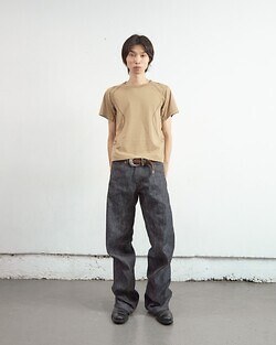 NVRFRGT MENS PANELLED HALF SLEEVE T-SHIRT IMAGE1